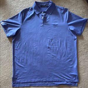 Ralph Lauren RLX Classic Blue Polo Shirt Size XL